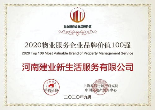建業(yè)新生活榮獲中國(guó)物業(yè)管理協(xié)會(huì)五大服務(wù)獎(jiǎng)項(xiàng)，引領(lǐng)行業(yè)卓越管理新標(biāo)桿